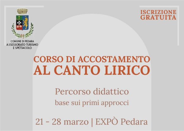 Corso di Accostamento al Canto Lirico