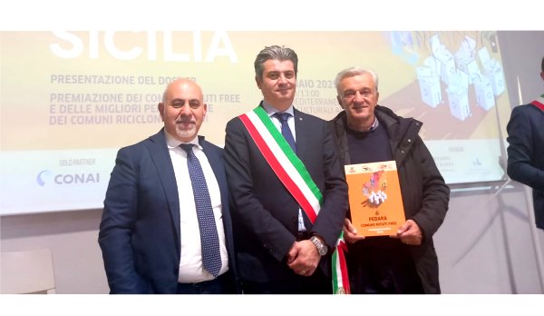 Pedara riceve il premio Comune Riciclone 2024